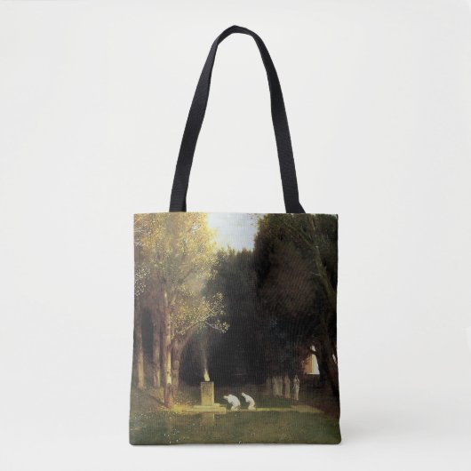 Het Heilig Hout van Arnold Bocklin,  Kunst Tote Bag (Voorkant)