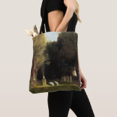 Het Heilig Hout van Arnold Bocklin,  Kunst Tote Bag (Dichtbij)
