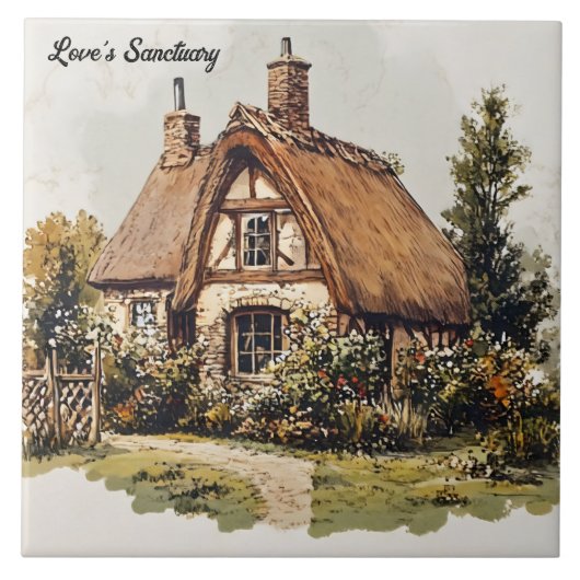 Het heiligdom van de liefde tegeltje (Voorkant)