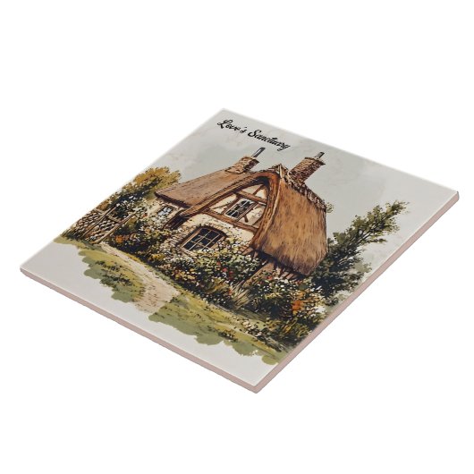 Het heiligdom van de liefde tegeltje (Zijkant)