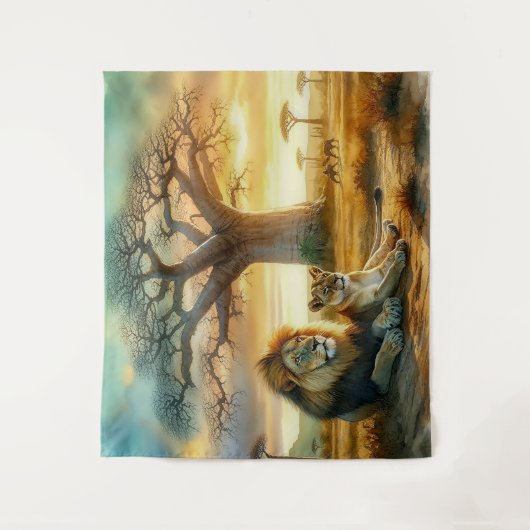 Het heiligdom van de Pride Wandkleed (Voorkant)