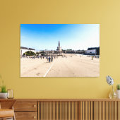 Het heiligdom van Fátima Canvas Afdruk (Insitu (Woonkamer))