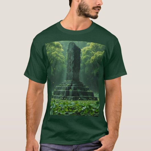 Het heiligdom van het Clover Green Field T-shirt (Voorkant)