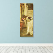 Het Heiligdom van John William Waterhouse Canvas Afdruk (Insitu (Houten vloer))