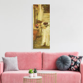 Het Heiligdom van John William Waterhouse Canvas Afdruk (Insitu (Woonkamer))