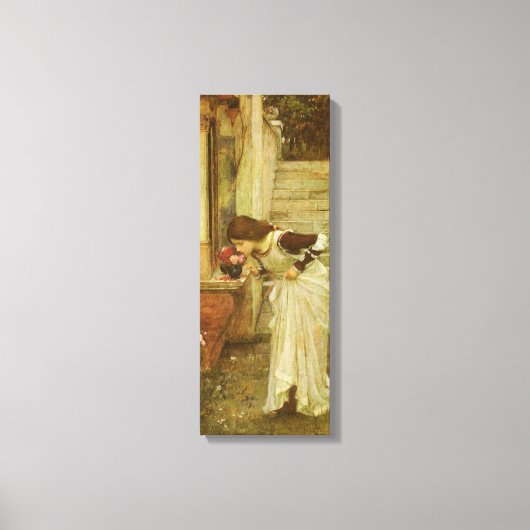 Het Heiligdom van John William Waterhouse Canvas Afdruk (Voorkant)