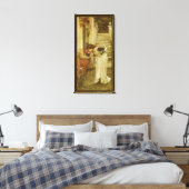 Het Heiligdom van John William Waterhouse Canvas Afdruk (Insitu (Slaapkamer))