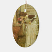 Het Heiligdom van John William Waterhouse Keramisch Ornament (Links)