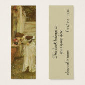 Het Heiligdom van John William Waterhouse Mini Visitekaartjes (Voorkant /achterkant)