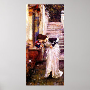 Het Heiligdom van John William Waterhouse Poster