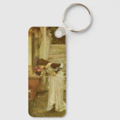 Het Heiligdom van John William Waterhouse Sleutelhanger (Achterkant)