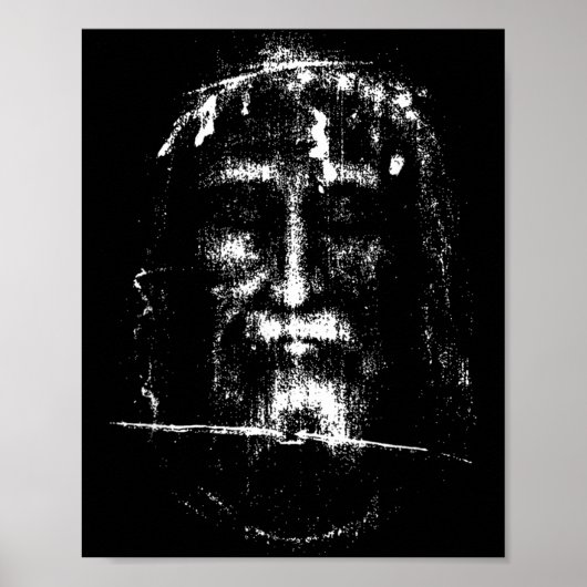 Het Heilige Aanschijn Lijkdoek van Turijn Jezus Ch Poster (Voorkant)