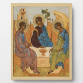 Het Heilige Drievuldigheidspictogram Fotoplaat (Voorkant)