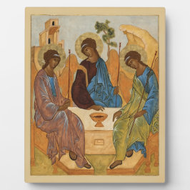 Het Heilige Drievuldigheidspictogram Fotoplaat