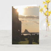 Het Heilige eiland Lindisfarne-kaartje Kaart (Gele Bloem)