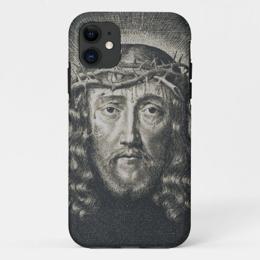 Het Heilige Gelaat gekroond met doornen Case-Mate iPhone Case (Achterkant)
