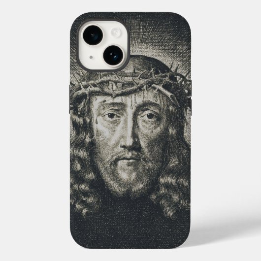 Het Heilige Gelaat gekroond met doornen Case-Mate iPhone Case (Achterkant)