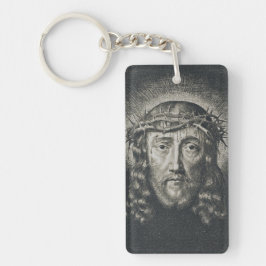 Het Heilige Gelaat gekroond met doornen Sleutelhanger