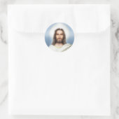 Het Heilige Gezicht van Jesus Envelope Seal Sticke Ronde Sticker (Tas)