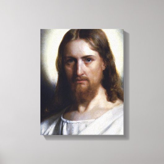Het Heilige Gezicht van Jezus Afbeelding. Canvas Afdruk (Voorkant)