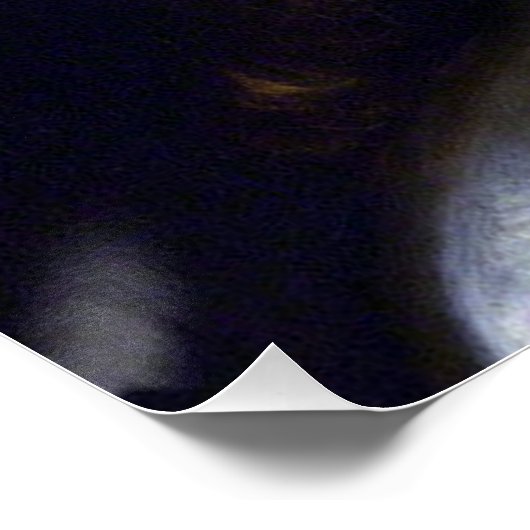 Het Heilige Gezicht van Jezus Afbeelding. Perfect Poster (Hoek)