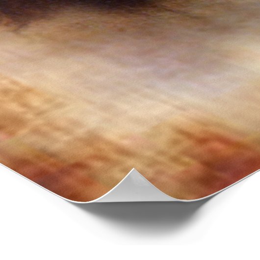 Het Heilige Gezicht van Jezus Afbeelding. Poster (Hoek)