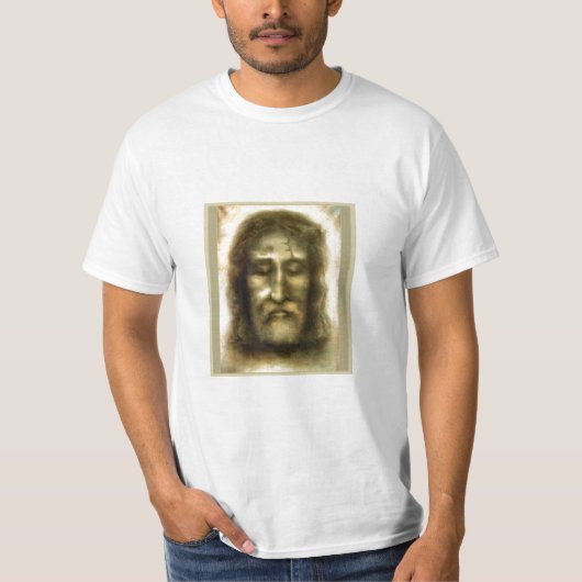 Het Heilige Gezicht van Jezus T-shirt (Voorkant)