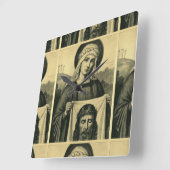 Het heilige gezicht van Jezus Vierkante Klok (Hoek)