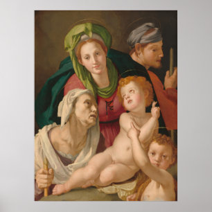 Het Heilige Gezin - Agnolo Bronzino Fine Art Poste Poster