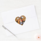 Het Heilige Gezin Hart Sticker (Envelop)