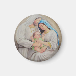 Het Heilige Gezin: Portret van Goddelijke Liefde Magneet