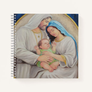 Het Heilige Gezin: Portret van Goddelijke Liefde Notitieboek