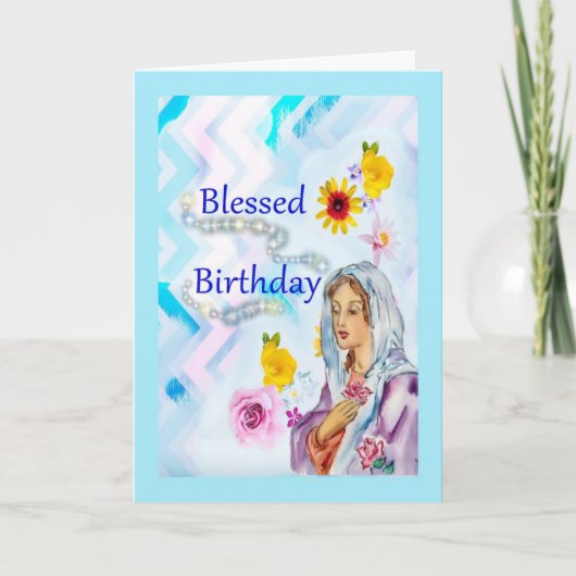 Het heilige Godsdienstige Wenskaart van de Kaart (Voorkant)