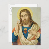 Het heilige Hart Briefkaart (Voorkant / Achterkant)