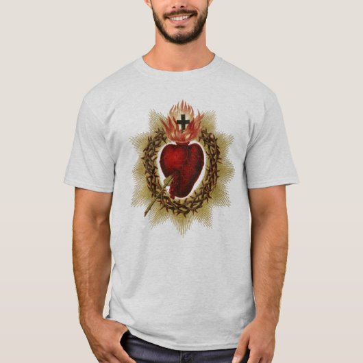 Het heilige hart t-shirt (Voorkant)