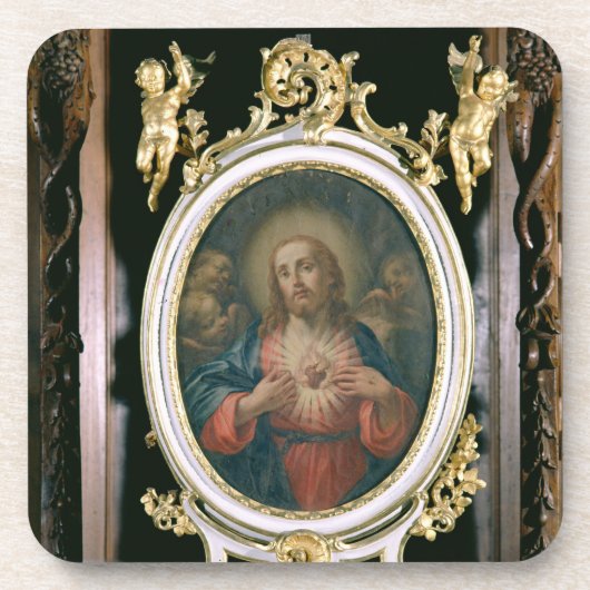 Het heilige hart van Christus, van de boarding Sch Bier Onderzetter (Voorkant)