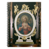 Het heilige hart van Christus, van de boarding Sch Notitieboek (Voorkant)