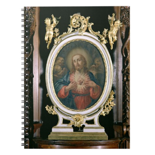 Het heilige hart van Christus, van de boarding Sch Notitieboek (Voorkant)
