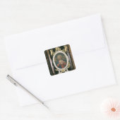 Het heilige hart van Christus, van de boarding Sch Vierkante Sticker (Envelop)