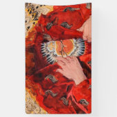 Het heilige hart van Jesus 1911 - Jozef Mehoffer Spandoek (Verticaal)