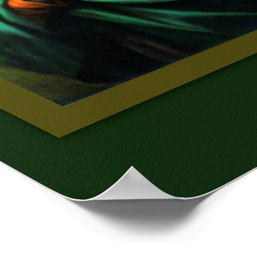 Het heilige hart van Jezus en het onbevlekte hart  Poster (Hoek)