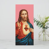 Het Heilige Hart Van Jezus Fijn Kunst Portret (Staand voorkant)