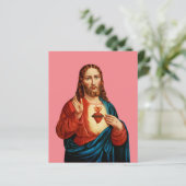 Het Heilige Hart Van Jezus Fijn Kunst Portret (Staand voorkant)