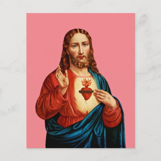 Het Heilige Hart Van Jezus Fijn Kunst Portret (Voorkant)