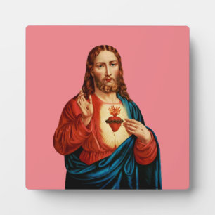 Het Heilige Hart Van Jezus Fijn Kunst Portret Fotoplaat