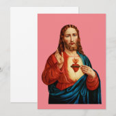 Het Heilige Hart Van Jezus Fijn Kunst Portret Kaart (Voorkant / Achterkant)