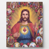 Het heilige hart van Jezus Fotoplaat (Voorkant)