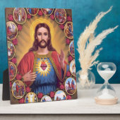 Het heilige hart van Jezus Fotoplaat (Zijkant)