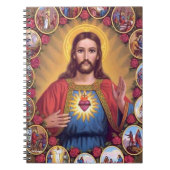 Het heilige hart van Jezus Notitieboek (Voorkant)