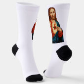 Het heilige hart van Jezus Sokken (Gebogen)